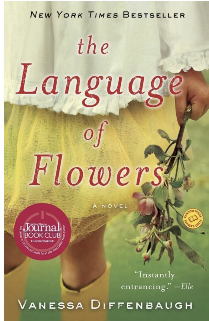 Book: The Language of flowers. The selection for February 2025 Garden Book Club List 