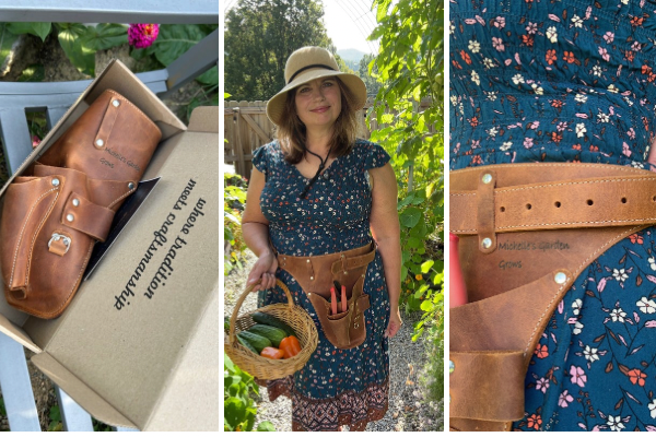 Leather Garden tool Belt