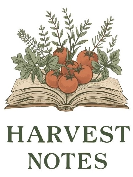 A book with plants and tomatoes coming out of it's center