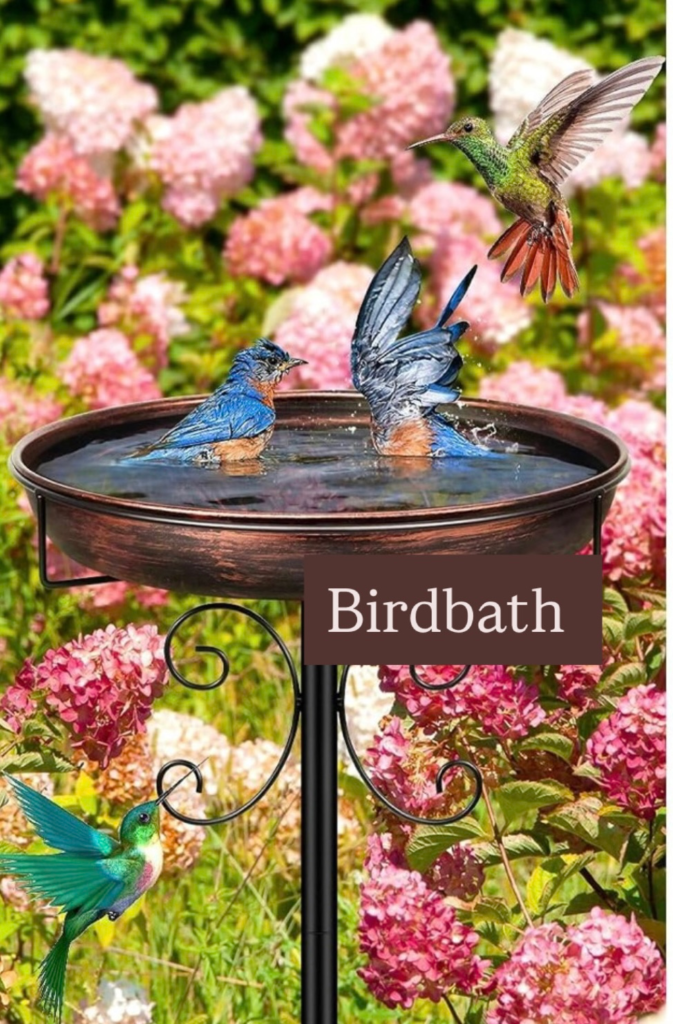 Copper Birdbath